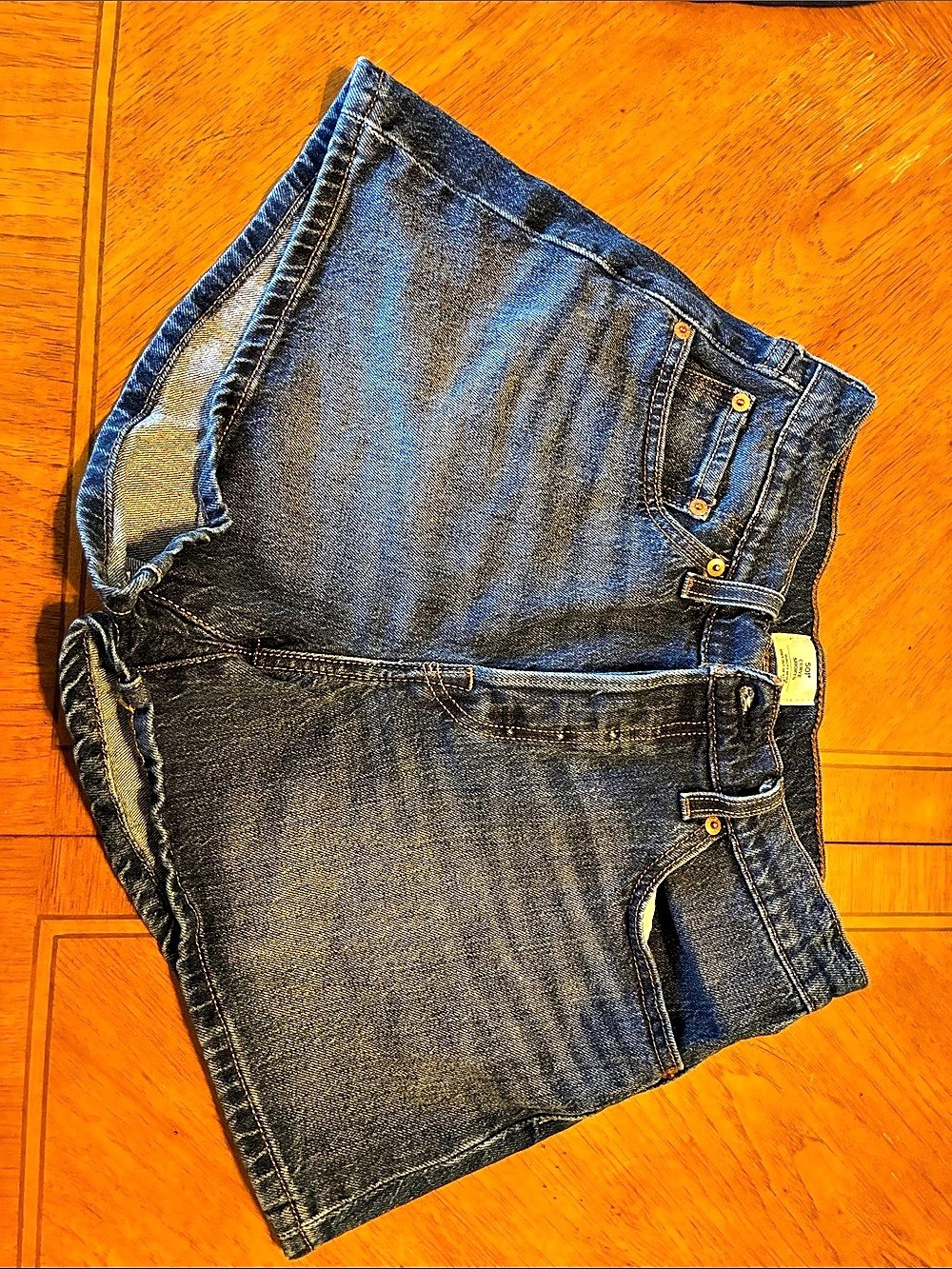 Levi's 501 Denim Jean Shorts Blue Waist 29
